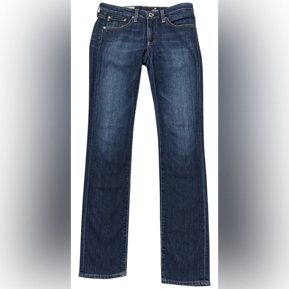 AG The Stevie Slim Straight Blue Denim Style Jeans - Picture 3 of 10